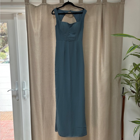 Azazie Flori Twilight Chiffon Dress - Picture 2 of 10